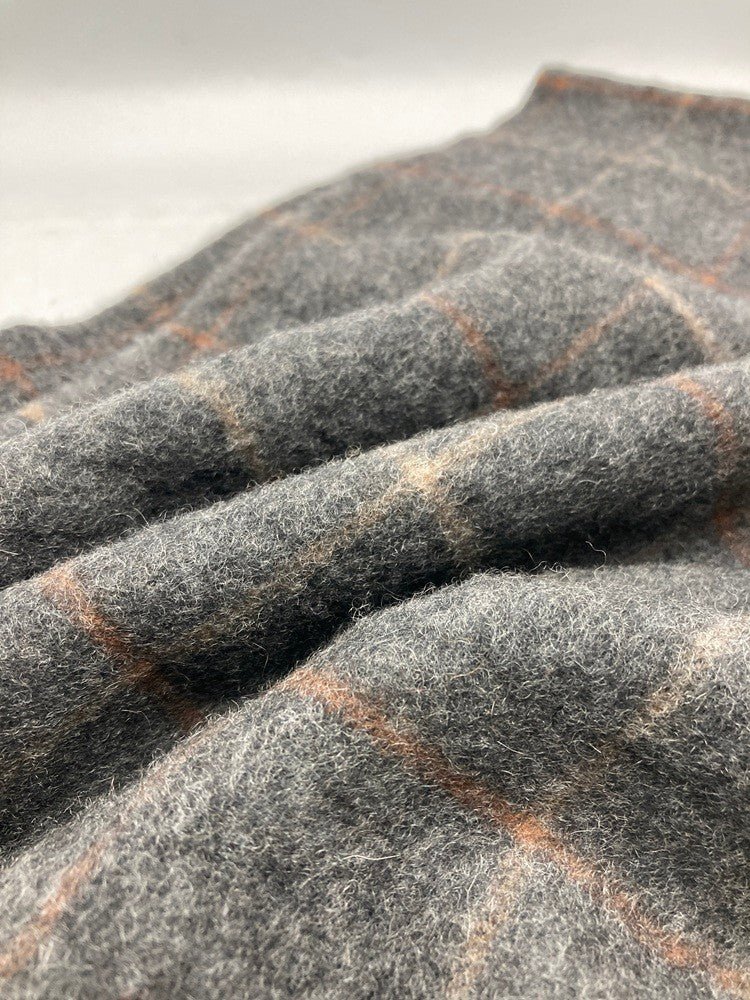 BURBERRY LONDON バーバリーロンドン カシミヤ100％ チェックマフラー 中古 D4