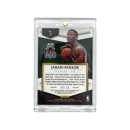PANINI NBAカード SELECT PRIZM GOLD JABARI PARKER 06/10 #2 中古 IT1