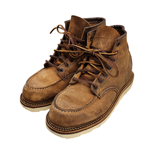 RED WING レッドウイング 6インチ クラシックモック ワークブーツ メンズ レザー フットベッド ブラウン  US8 26cm 1907 中古 T1