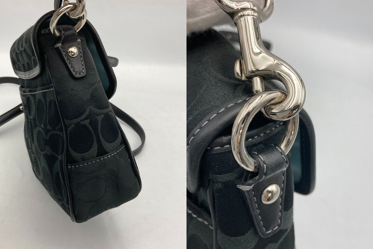 COACH コーチ シグネチャー ミニショルダーバッグ 42433 中古 D4