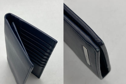 Salvatore Ferragamo サルヴァトーレフェラガモ レザー 2つ折り長財布 メンズ 中古 D4