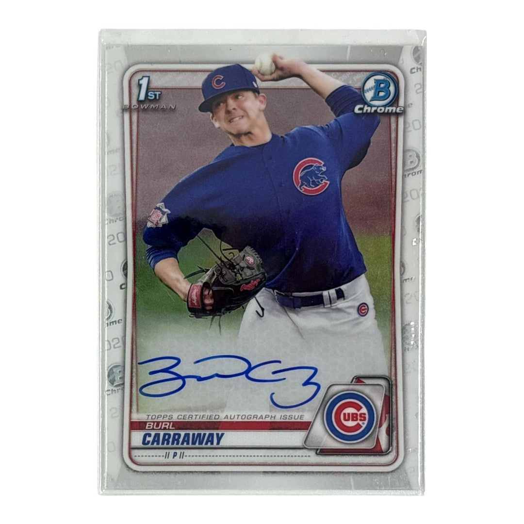 TOPPS MLBカード BOWMAN CHROME 1ST BURL CARRAWAY CHICAGO CUBS #CDA-BC 中古 IT1