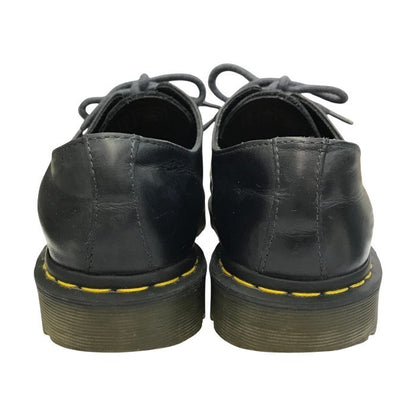 Dr.Martens ドクターマーチン 3ホール シューズ メンズ レザー ローカット イエローステッチ ブラック UK8 23775 中古 T1