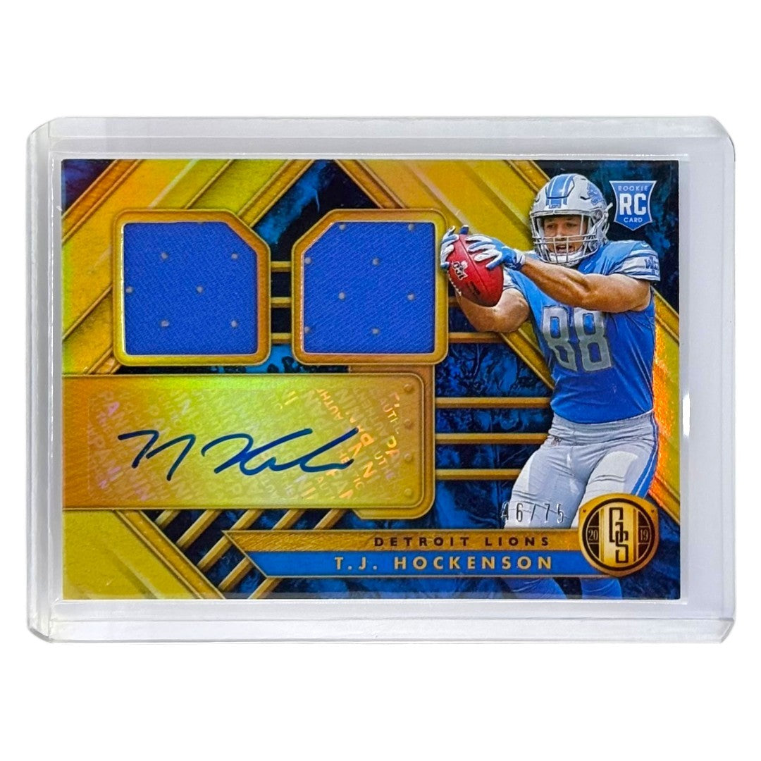 PANINI NFLカード GOLD STANDARD T.J. HOCKENSON DETROIT LIONS /75 #261 中古 IT1
