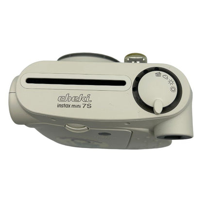 FUJIFILM instax mini7S チェキ ホワイト INIS MINI 7S WT 富士フィルム カメラ 持ち運び 中古 W1