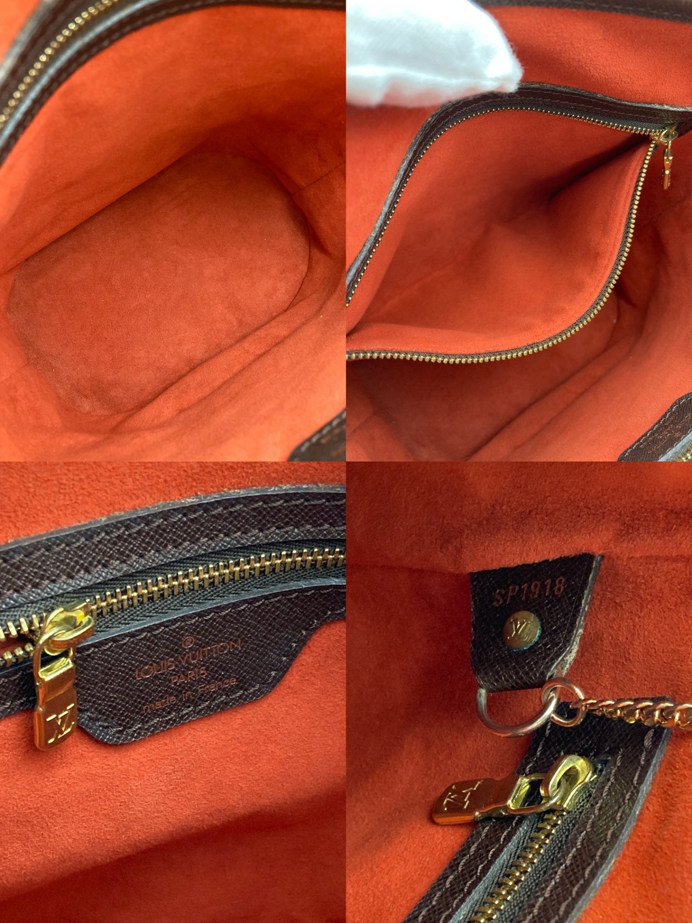 LOUIS VUITTON ルイヴィトン ダミエ エベヌ マレ バケツ型 ショルダー トートバッグ ポーチ付 N42240 中古 D4