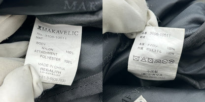 MAKAVELIC マキャベリック ボディバッグ 3108-10511 鞄 ショルダーバッグ メンズ ナイロン 中古 W４