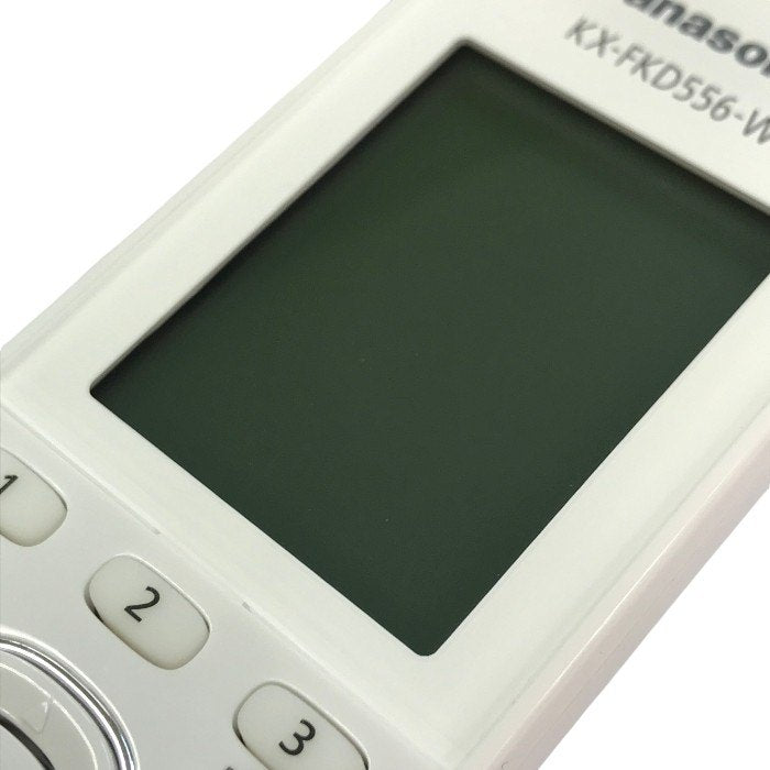 Panasonic パナソニック デジタルコードレス電話機&中継アンテナ セット ホワイト 子機1台 見やすい液晶画面 迷惑防止機能 VE-GD69DL-W 中古 T1