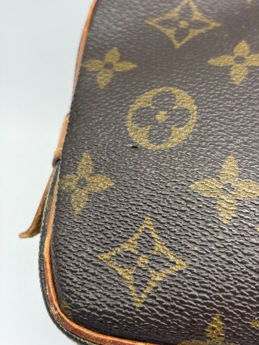 LOUIS VUITTON ルイヴィトン モノグラム 旧型 ポシェットマルリー バンドリエール M51828 ブランド おしゃれ レディース ミニ 小さめ 鞄 中古 W1