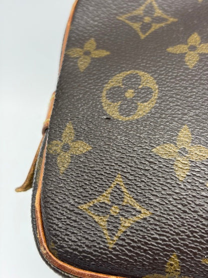 LOUIS VUITTON ルイヴィトン モノグラム 旧型 ポシェットマルリー バンドリエール M51828 ブランド おしゃれ レディース ミニ 小さめ 鞄 中古 W1