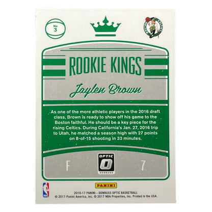 PANINI NBAカード DONRUSS OPTIC JAYLEN BROWN BOSTON CELTICS #3 中古 IT2