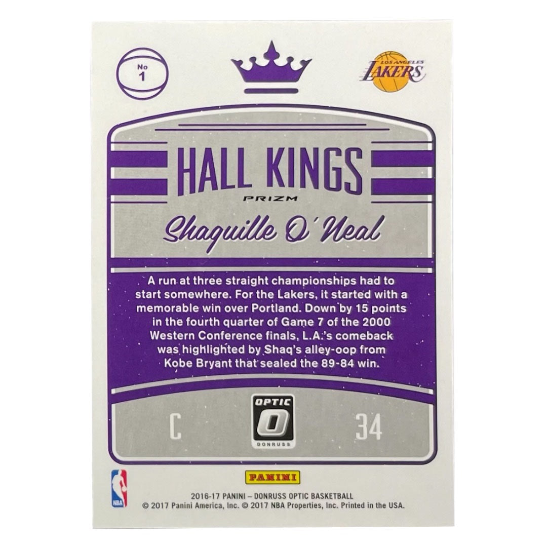 PANINI NBAカード DONRUSS OPTIC PRIZM SHAQUILLE O'NEAL LAKERS #1 中古 IT2