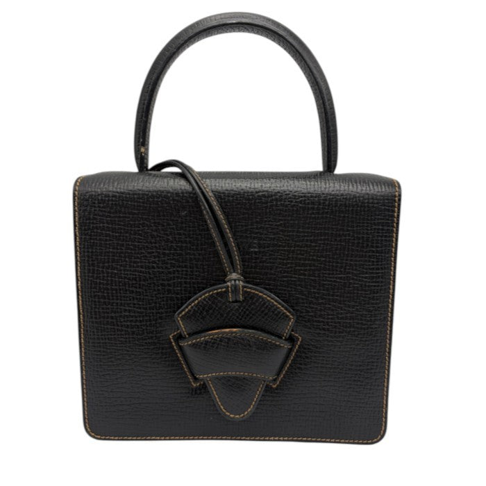 LOEWE ロエベ バルセロナ ハンドバッグ レディース レザー 2way ブラック 鞄 ブランド 本革 小さめ 中古 W４