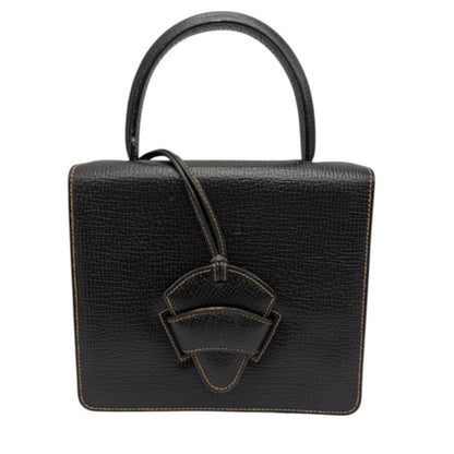 LOEWE ロエベ バルセロナ ハンドバッグ レディース レザー 2way ブラック 鞄 ブランド 本革 小さめ 中古 W４