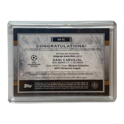 TOPPS サッカーカード MUSEUM COLLECTION DANI CARVAJAL REAL MADRID 30/50 #AJR-DC 中古 IT2