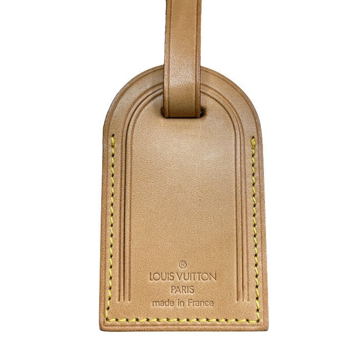 LOUIS VUITTON ルイヴィトン ネームタグ ラゲッジタグ ブランド レディース メンズ ヌメ革 レザー 中古 W４