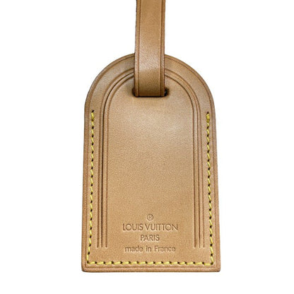 LOUIS VUITTON ルイヴィトン ネームタグ ラゲッジタグ ブランド レディース メンズ ヌメ革 レザー 中古 W４