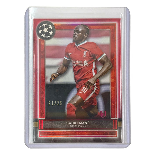TOPPS サッカーカード MUSEUM COLLECTION SADIO MANE LIVERPOOL 21/25 #26 中古 IT1
