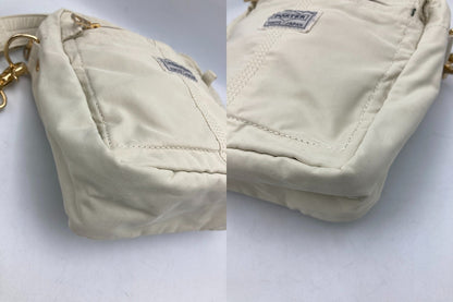 PORTER ポーター マイル ショルダーバッグ 754-15116 旧ロゴ オフホワイト 中古 D4