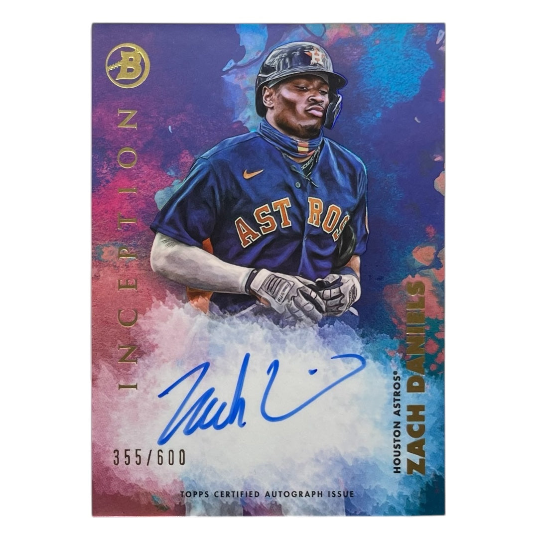 TOPPS MLBカード BOWMAN INCEPTION ZACH DANIELS HOUSTON ASTROS /600 #PA-ZD 中古 IT2