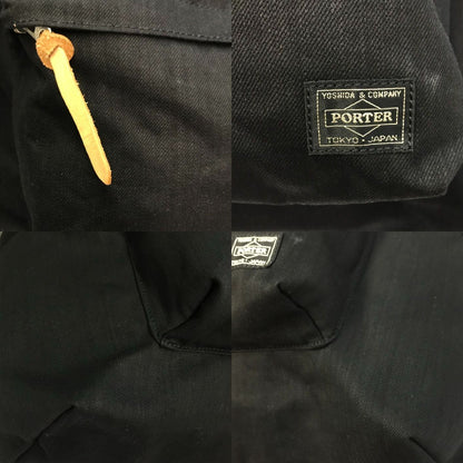 PORTER ポーター ノアール デイパック ユニセックス キャンバス リュック バックパック NOIR DAYPACK ブラック 895-15157 中古 T1