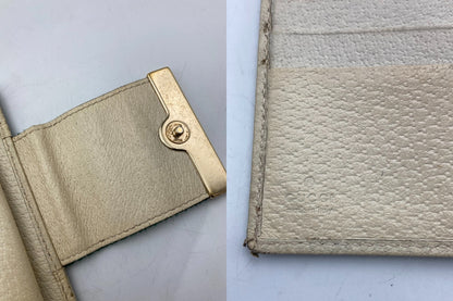 GUCCI グッチ GGキャンバス シェリーライン 二つ折り財布 181669 中古 D4