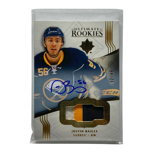 UPPER DECK NHLカード ULTIMATE COLLECTION JUSTIN BAILEY SABRES 02/49 #128 中古 IT2