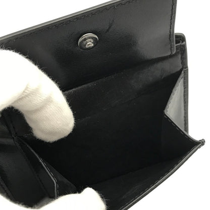 COACH コーチ コインウォレット 財布 メンズ 二つ折り レザー シンプル 無地 ブラック 79158 中古 T1