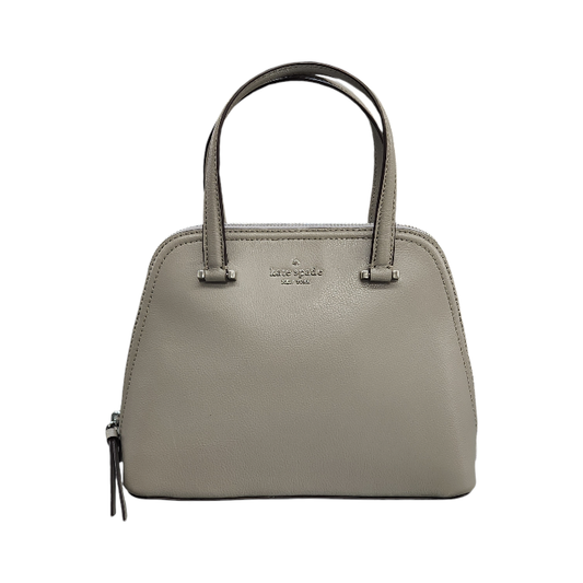 kate spade ケイトスペード ハンドバッグ レディース レザー 2way ショルダー トート 斜め掛け 無地 グレー WKRU6058 中古 T1