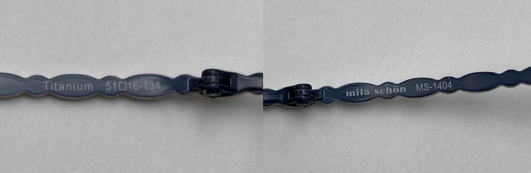 mila schon ミラショーン チタニウム メガネフレーム MS-1404 中古 D4