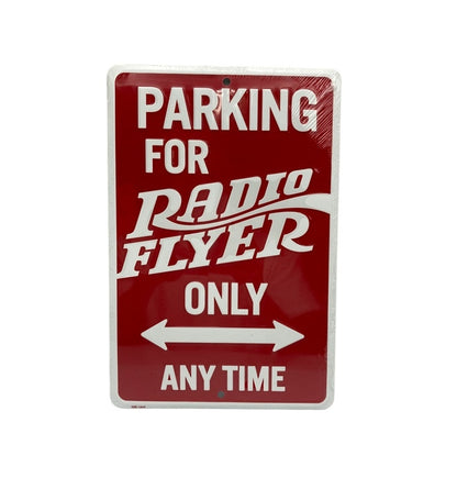 RADIO FLYER ラジオフライヤー TIN SIGN 看板 プレート ONLY ANY TIME 中古 D4