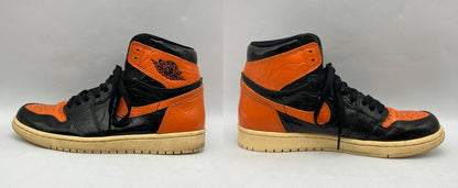 NIKE AIR JORDAN 1 RETRO HIGH OG ナイキ エアジョーダン I レトロ ハイ シャッタード バックボード 555088-028 スニーカー サイズ27.5cm 中古 D4