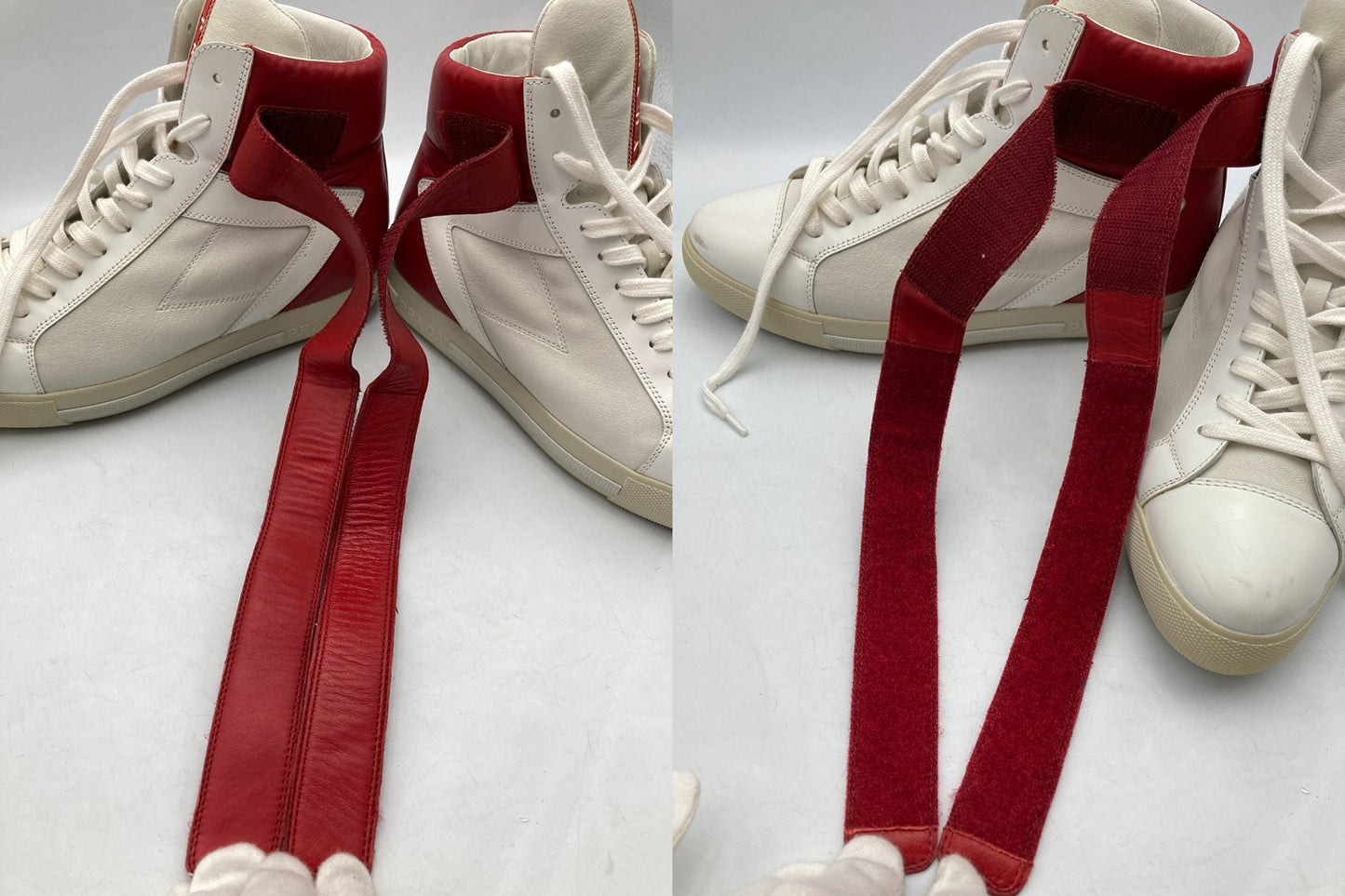 PRADA プラダスポーツ レザー ハイカットスニーカー 3T5743 サイズ37 1/2 レディース 中古 D4
