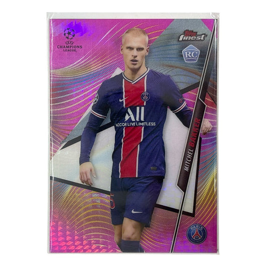 TOPPS サッカーカード FINEST MITCHEL BAKKER PARIS SAINT-GERMAIN 067/125 #72 中古 IT1