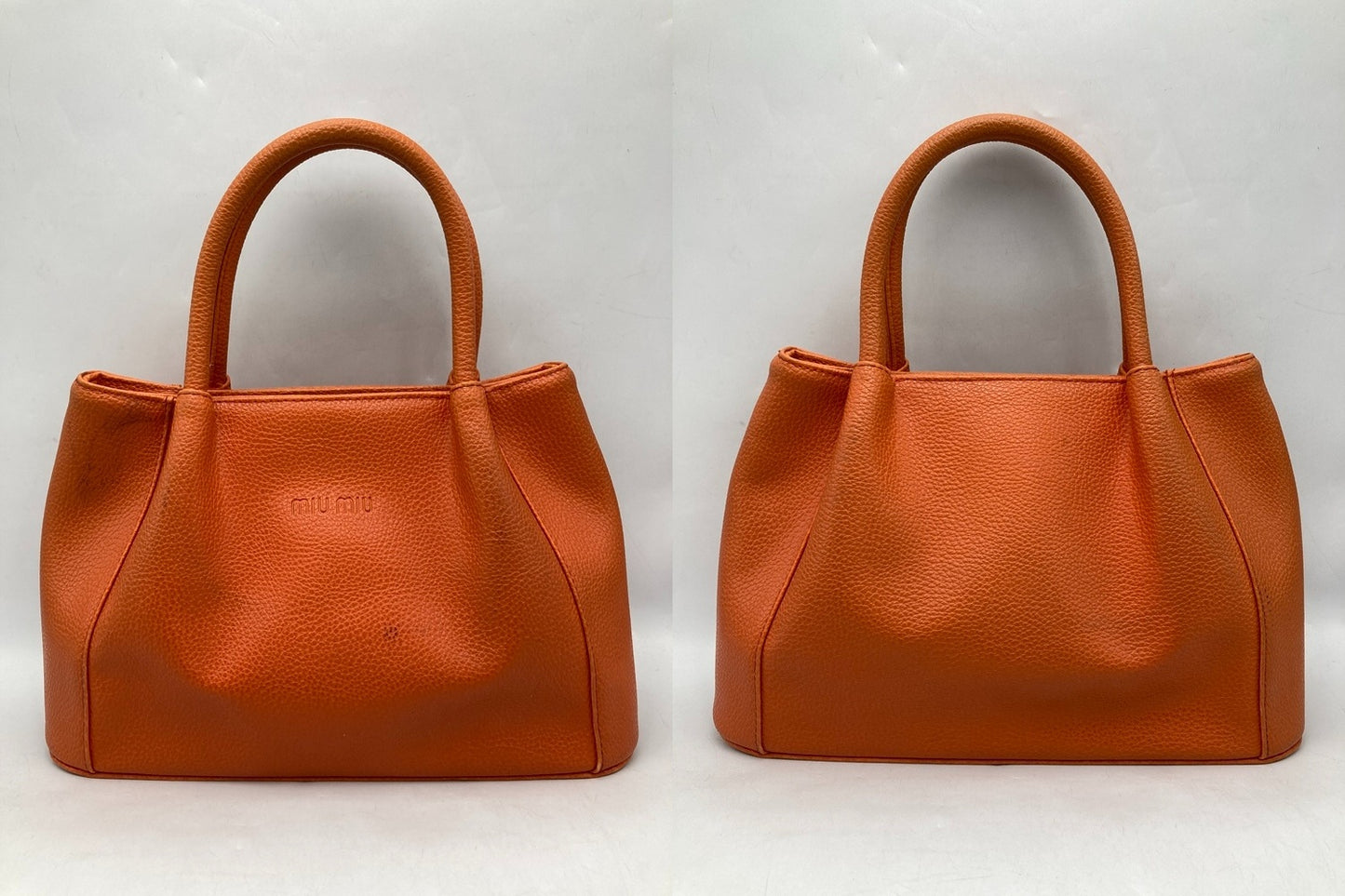 miu miu ミュウミュウ レザーハンドバッグ レディース 中古 D4