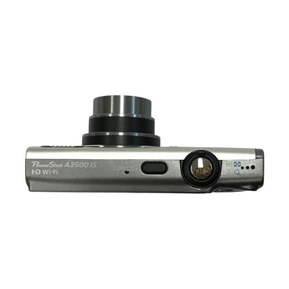 Canon PowerShot A3500 IS コンパクト デジタルカメラ シルバー 光学5倍ズーム 広角28mm Wi-Fi デジカメ PSA3500IS(SL) 中古 T1