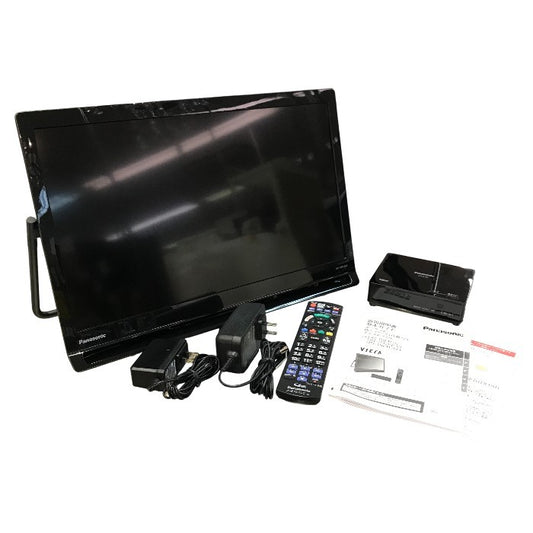 パナソニック 19V型 ポータブル 液晶テレビ ブラック インターネット動画対応 プライベート・ビエラ どこでもディーガ UN-19FB10H 中古 T1