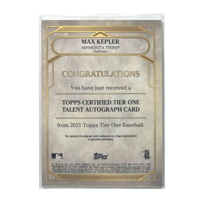 TOPPS MLBカード TIER 1 MAX KEPLER MINNESOTA TWINS /300 #T1TA-MK 中古 IT2