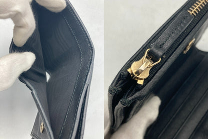 GUCCI グッチ マイクログッチシマ レザー 2つ折り財布 510318 中古 D4