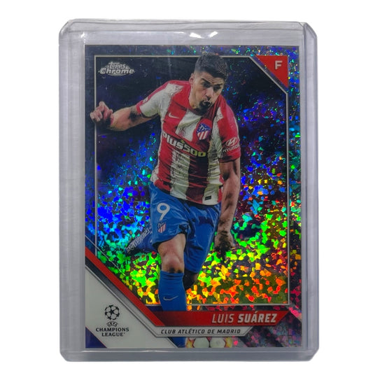 TOPPS サッカーカード CHROME LUIS SUAREZ ATLETICO DE MADRID /275 #108 中古 IT2