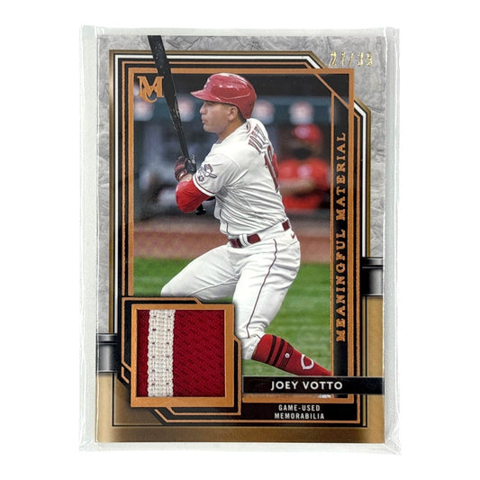 TOPPS MLBカード MUSEUM COLLECTION JOEY VOTTO CINCINNATI REDS 27/35 #MMR-JV 中古 IT1