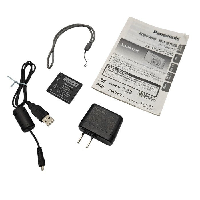 Panasonic パナソニック LUMIX FX80 光学5倍 デジタルカメラ DMC-FX80-V 中古 H4
