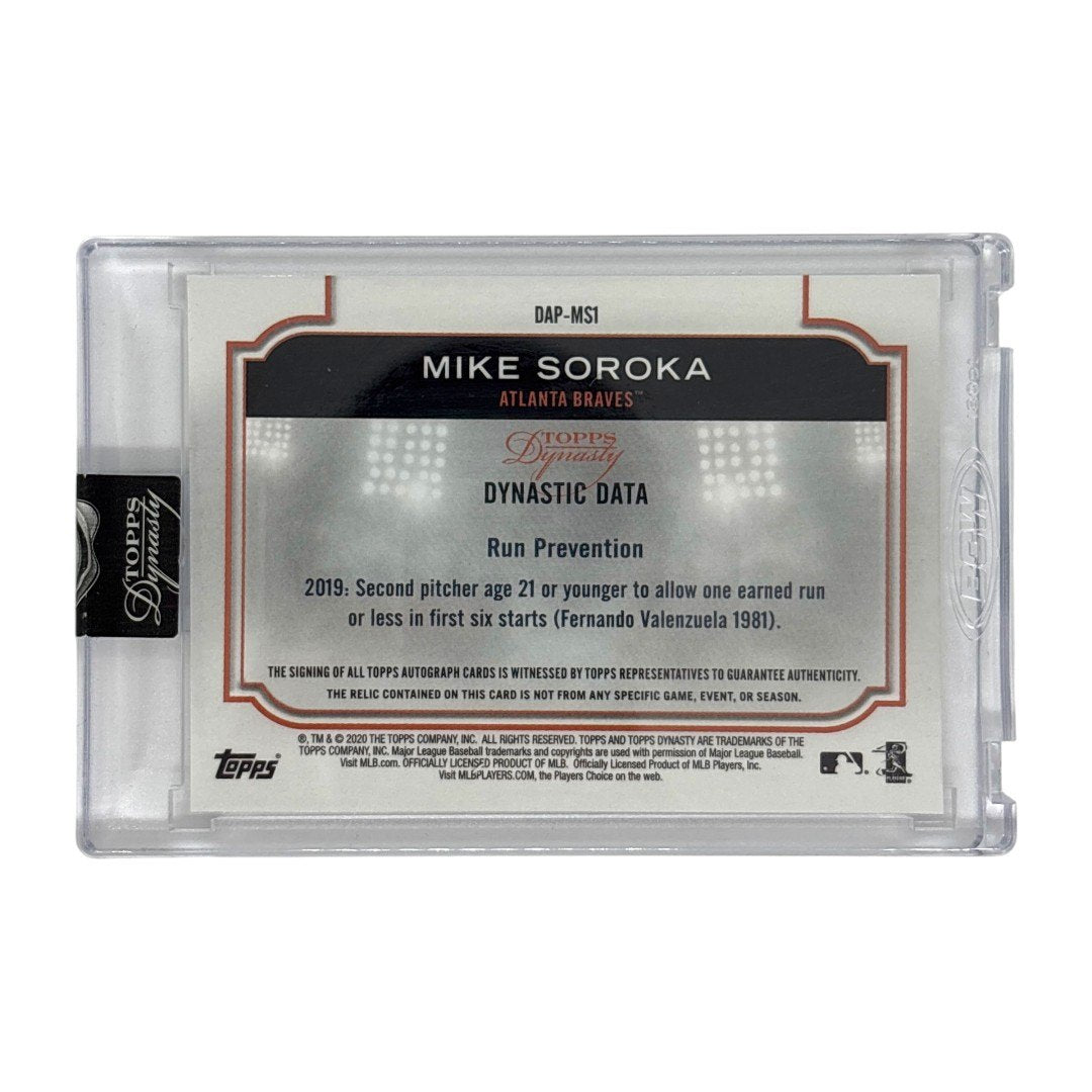 未開封品 TOPPS MLBカード DYNASTY MIKE SOROKA ATLANTA BRAVES 08/10 #DAP-MS1 中古 IT1