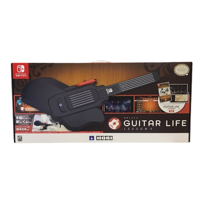 GUITAR LIFE -LESSON1- ギターライフ Switchソフト/専用コントローラー 同梱セット ギター型デバイス レッスン NSW-509 中古 T1