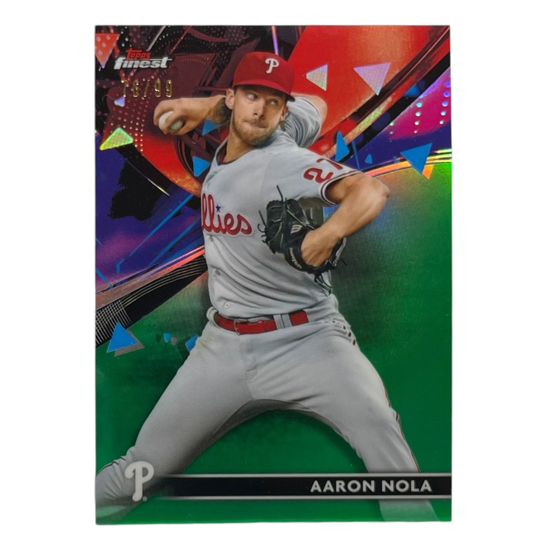 TOPPS MLBカード FINEST AARON NOLA PHILADELPHIA PHILLIES /99 #76 中古 IT2