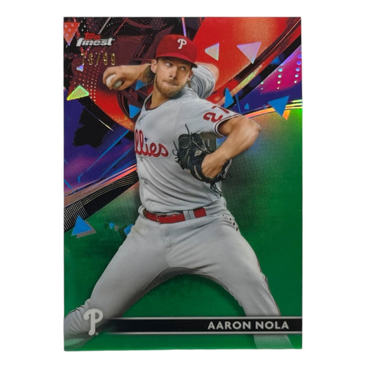 TOPPS MLBカード FINEST AARON NOLA PHILADELPHIA PHILLIES /99 #76 中古 IT2