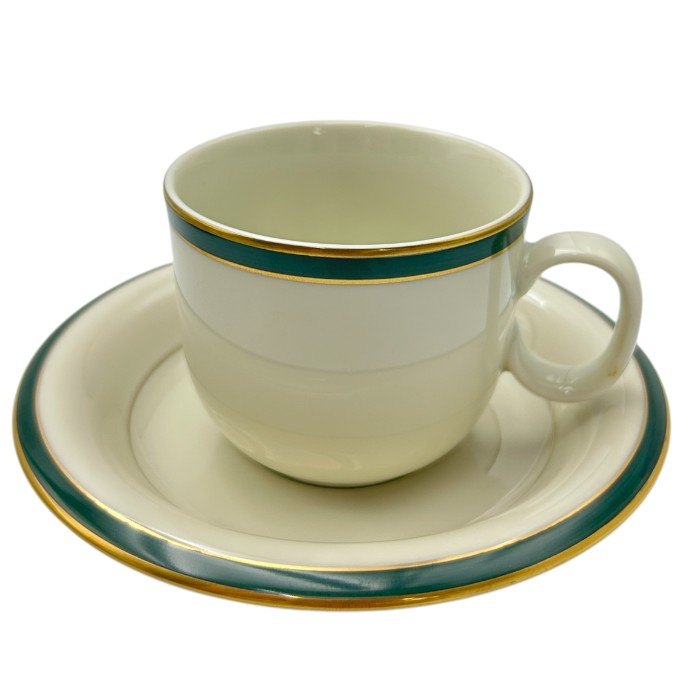 Adam＆Eve たち吉 ダイン コーヒーセット 5客 アダム＆イブ 洋食器 デミタス コーヒー ティー カップ＆ソーサー 中古 W４