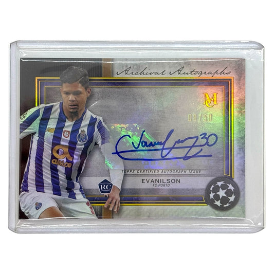 TOPPS サッカーカード MUSEUM COLLECTION EVANILSON PORTO 08/50 #AA-EV 中古 IT1