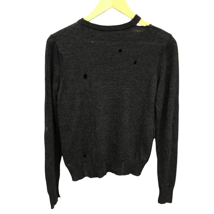 DIESEL ディーゼル ニット トップス レディース 秋冬 セーター アルパカ混 グレー XSサイズ 中古 M1