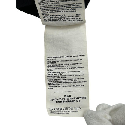 EMPORIO ARMANI エンポリオアルマーニ パンツ メンズ ジョガー ジャージ ブラック XS 8N1PFQ 1JHSZ ズボン ボトムス ウエストゴム 中古 W1